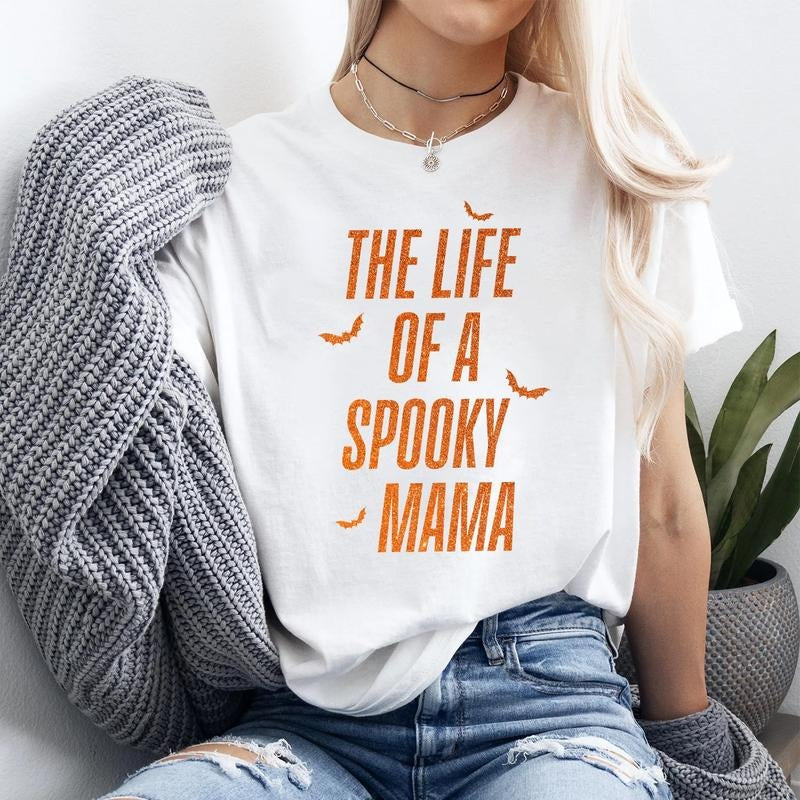 Light Park Girl Hallowen Retro Spooky Season - Adult & Kids T-Shirts, Sweatshirts & Hoodies apparel design preview 1