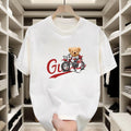 Little Bear Riding Motorcycle Is Cool Red Letters Are - Adult & Kids T-Shirts, Sweatshirts & Hoodies apparel design preview 1