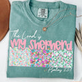 Lord Is My Shepherd Png Christian Easter Patchwork - Adult & Kids T-Shirts, Sweatshirts & Hoodies apparel design preview 1