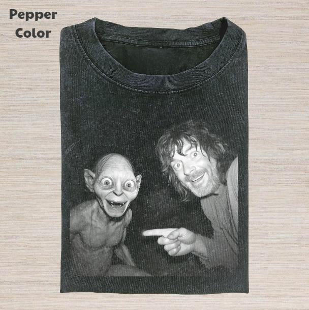 Lord Rings Vintage Aragorn Gollum Movies Meme Cringe - Adult & Kids T-Shirts, Sweatshirts & Hoodies apparel design preview 1