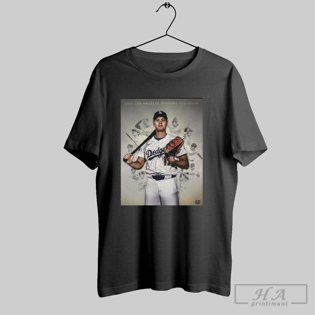 The Los Angeles Dodgers 2025 Mlb Yearbook Is - Adult & Kids T-Shirts, Sweatshirts & Hoodies apparel design preview 1