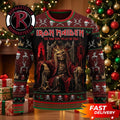 The Man Who Would Be King Iron Maiden Ugly Christmas Sweater - Gift Idea product image