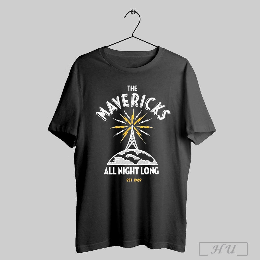 The Mavericks Radio Tower All Night Long 2025 - Adult & Kids T-Shirts, Sweatshirts & Hoodies apparel design preview 1