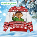 The Mega Bitch Squashed My Head Ugly Christmas Sweater - Holiday Gift product image