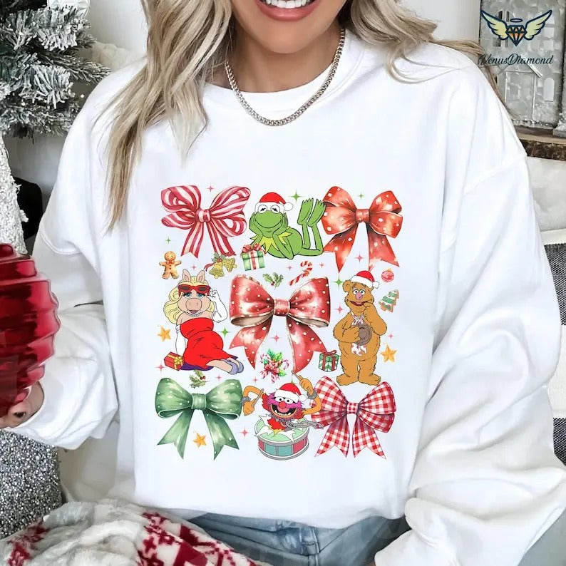 Muppet Carol Coquette Bow Bows Xmas Family Trip - Adult & Kids T-Shirts, Sweatshirts & Hoodies apparel design preview 1