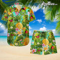 The Muppets Kermit Frog Hawaiian And Shorts - Adult & Kids T-Shirts, Sweatshirts & Hoodies apparel design preview 1