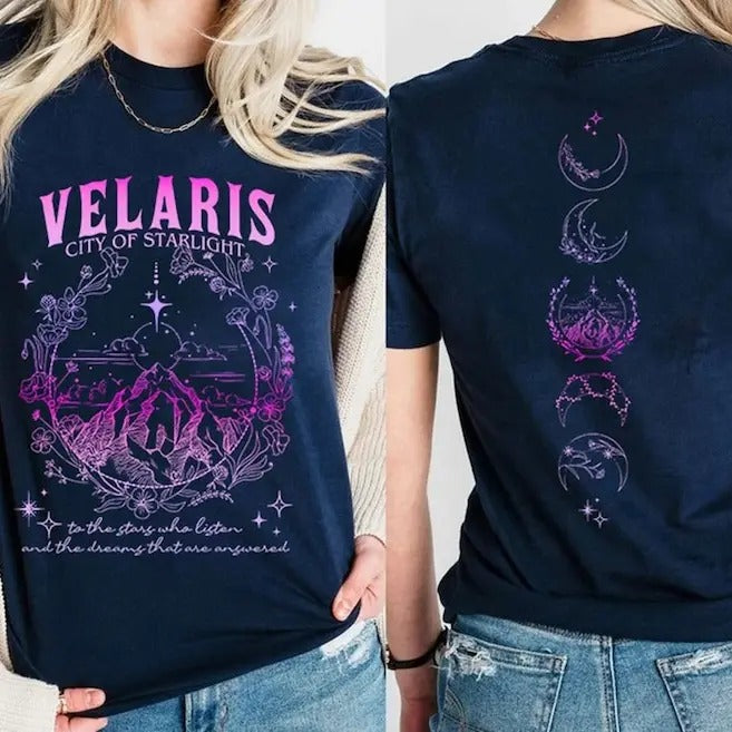 Night C0urt Symbol Th0rns R0ses Curt Acotar - Adult & Kids T-Shirts, Sweatshirts & Hoodies apparel design preview 1