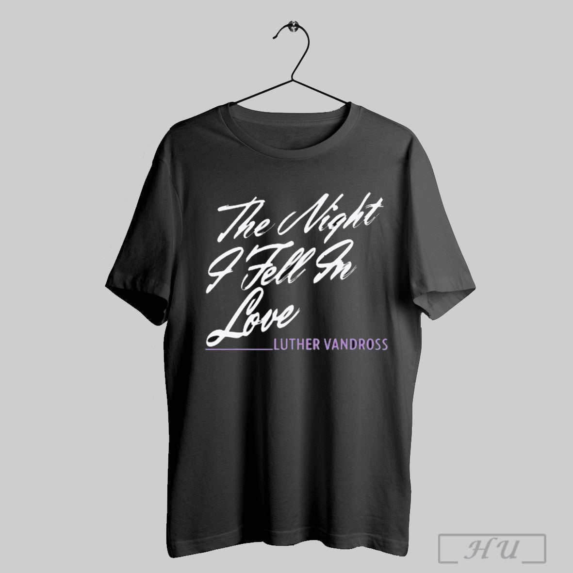 The Night I Fell In Love Luther Vandross 1985 - Adult & Kids T-Shirts, Sweatshirts & Hoodies apparel design preview 1