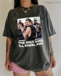 Only King I'Ll Kneel Pedro Pascal Comfort Colors - Adult & Kids T-Shirts, Sweatshirts & Hoodies apparel design preview 1
