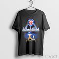 The Peanuts Watching Skyline Chicago Cubs Players - Adult & Kids T-Shirts, Sweatshirts & Hoodies apparel design preview 1