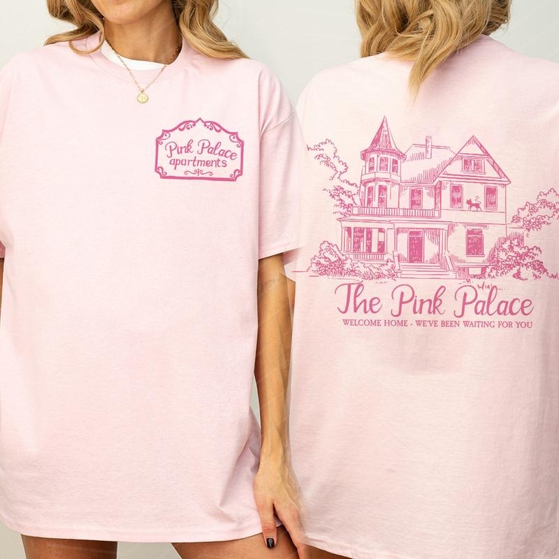 Pink Palace Apartment Cor.Ralinee Welcome Home Famous - Adult & Kids T-Shirts, Sweatshirts & Hoodies apparel design preview 1