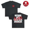 The Real American Hits Different Two Sided - Adult & Kids T-Shirts, Sweatshirts & Hoodies apparel design preview 1