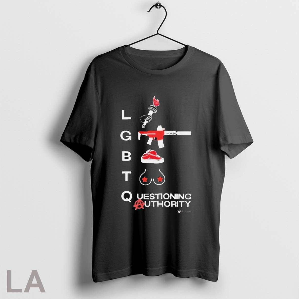 The Real Lgbtq Questioning Authority - Adult & Kids T-Shirts, Sweatshirts & Hoodies apparel design preview 1