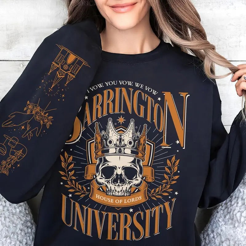Ritual Book Quote Hand Printed Dark Romance Novel Fan - Adult & Kids T-Shirts, Sweatshirts & Hoodies apparel design preview 1