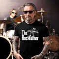 Rockfather True Rock Dad Drummer Band Papa Funny - Adult & Kids T-Shirts, Sweatshirts & Hoodies apparel design preview 1
