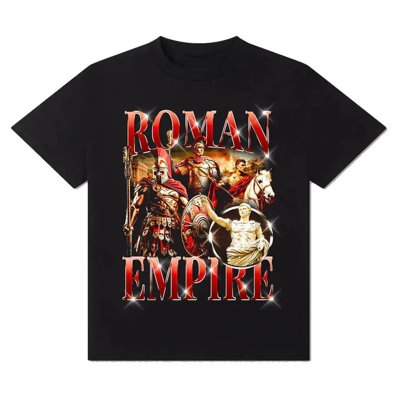 Roman Empire Cotton Casual Crew Neck Slim Fitting - Adult & Kids T-Shirts, Sweatshirts & Hoodies apparel design preview 1