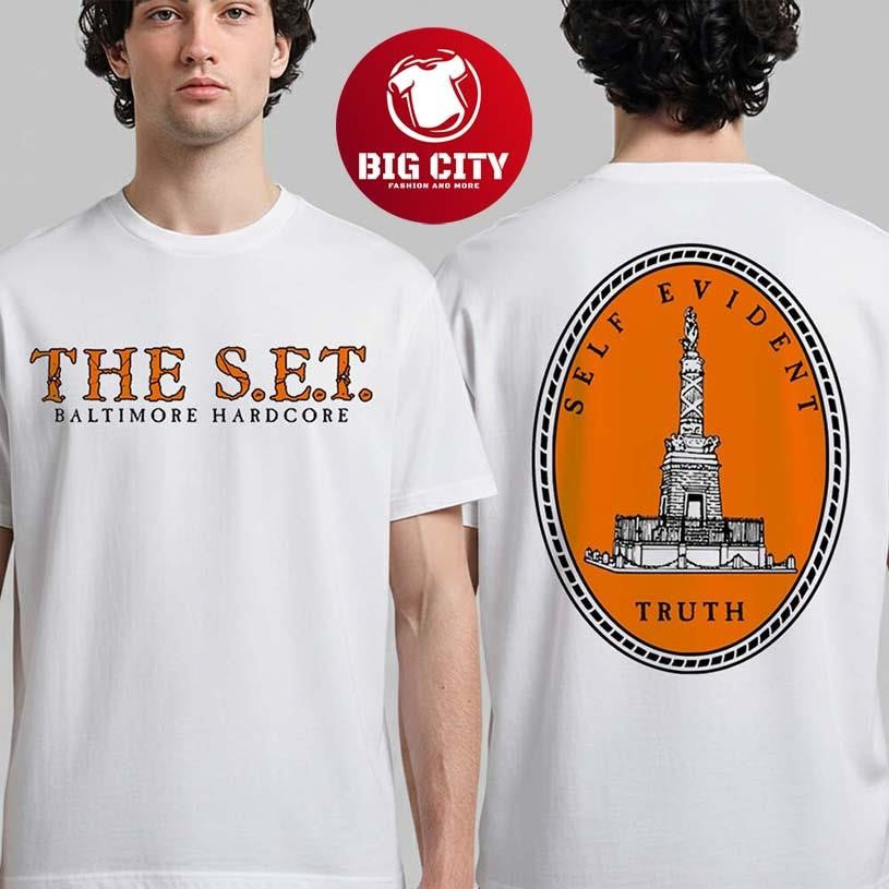 The SET Flatspot Records Self Evident Truth EP Merch - Adult & Kids T-Shirts, Sweatshirts & Hoodies apparel design preview 1