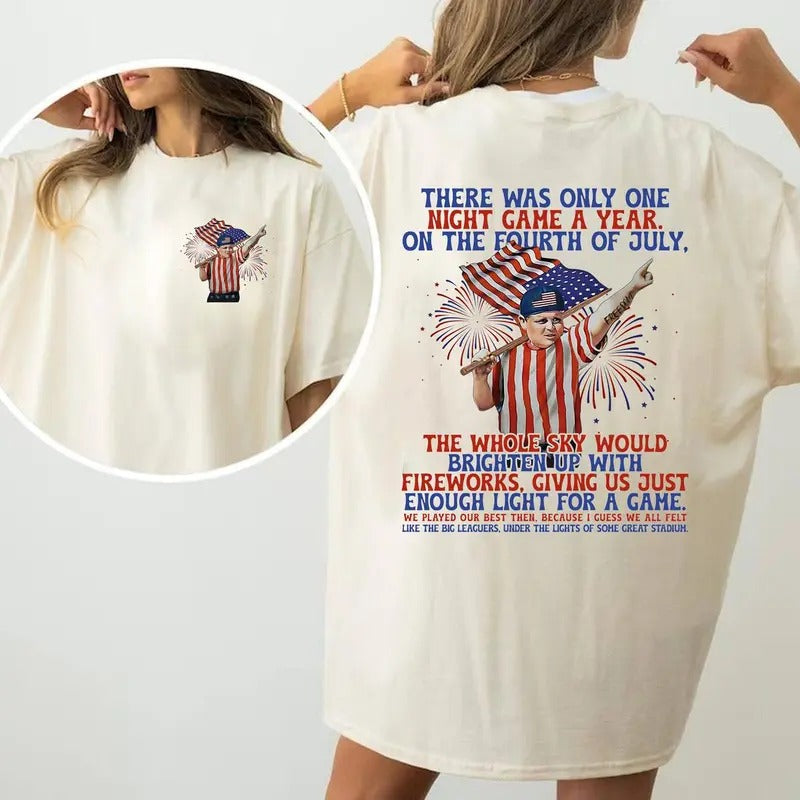 Sandlot 4th July 2 Sides - Adult & Kids T-Shirts, Sweatshirts & Hoodies apparel design preview 1