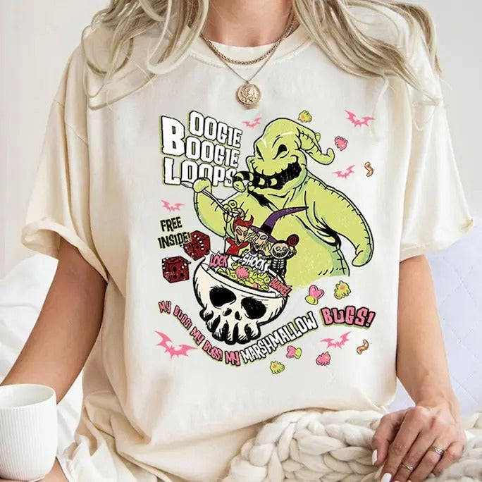 Shadow Oogie Boogie Land Nightmare Before Halloween - Adult & Kids T-Shirts, Sweatshirts & Hoodies apparel design preview 1