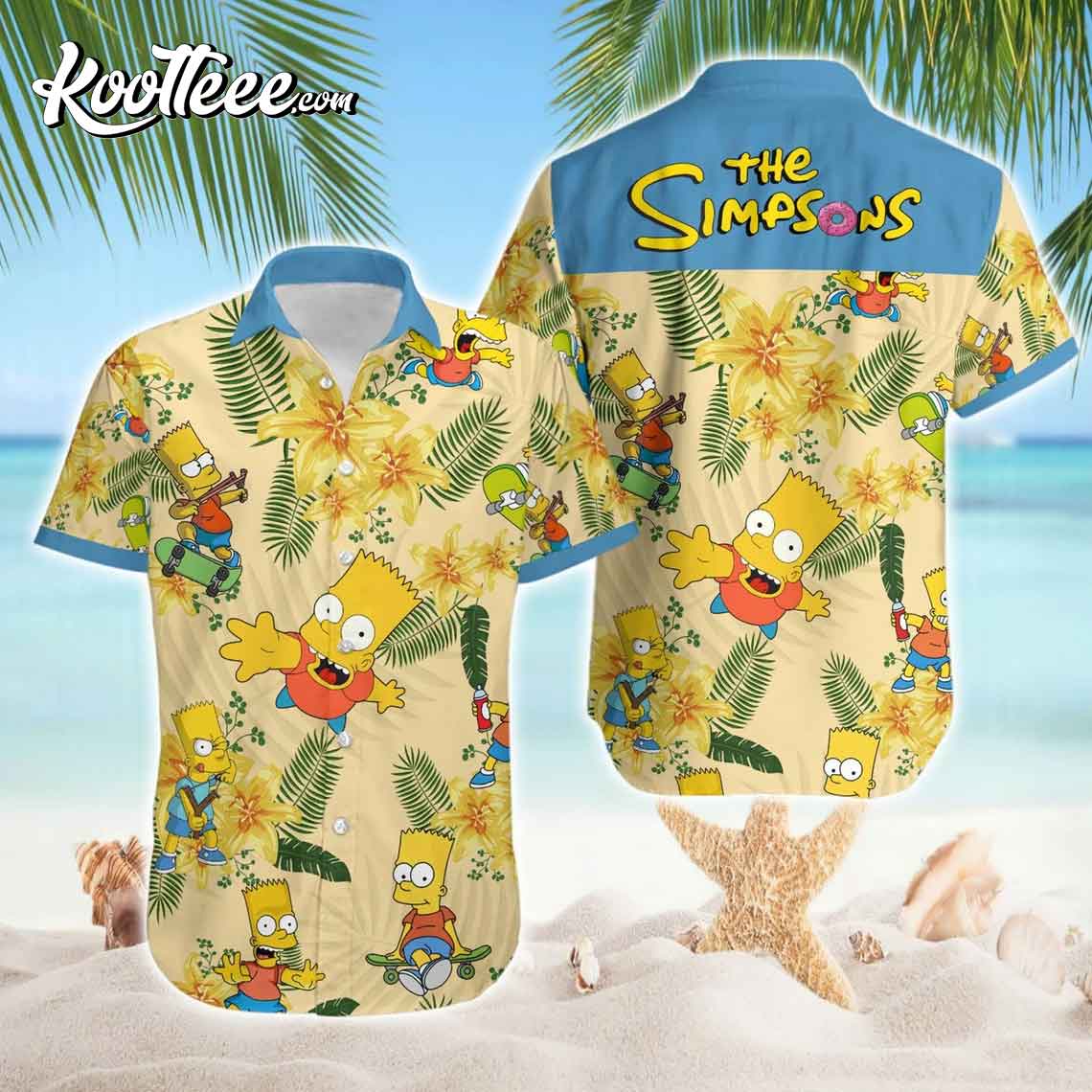 The Simpsons Bart Simpson Hawaiian - Adult & Kids T-Shirts, Sweatshirts & Hoodies apparel design preview 1