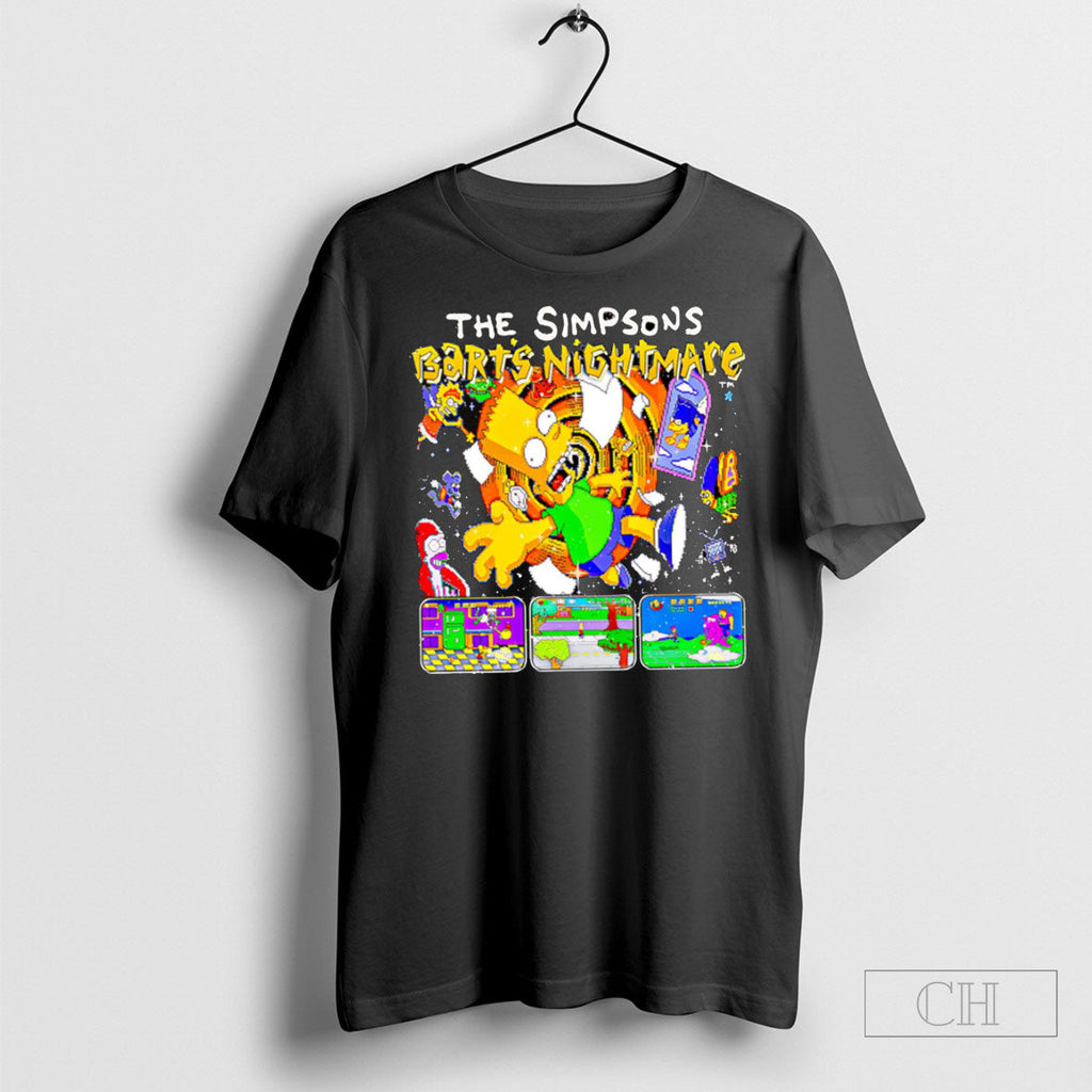 The Simpsons Barts Nightmare - Adult & Kids T-Shirts, Sweatshirts & Hoodies apparel design preview 1
