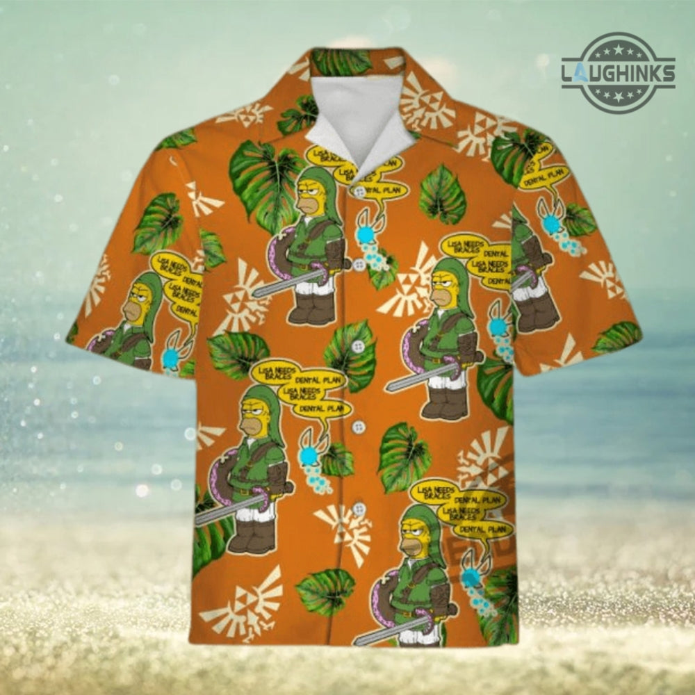 The Simpsons Hawaiian And Shorts Meme NEW - Adult & Kids T-Shirts, Sweatshirts & Hoodies apparel design preview 1