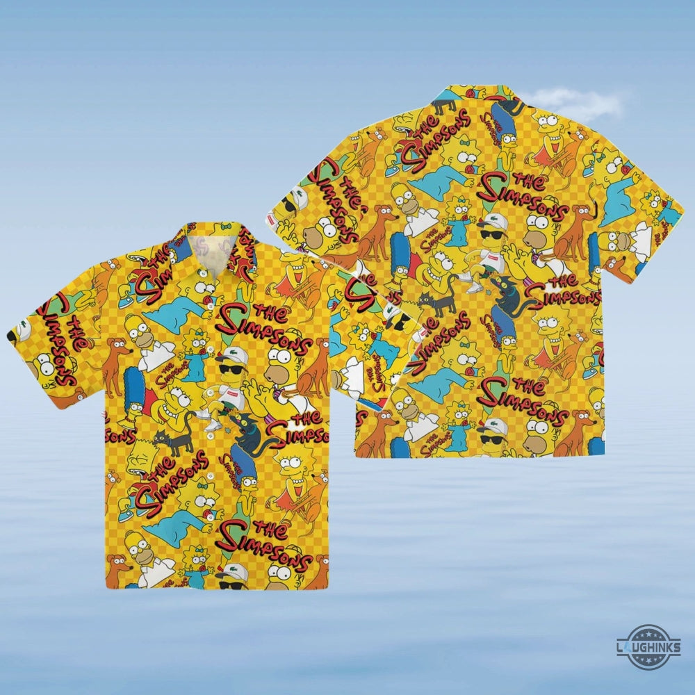 The Simpsons Hawaiian And Shorts Trendy Summer Outfit - Adult & Kids T-Shirts, Sweatshirts & Hoodies apparel design preview 1