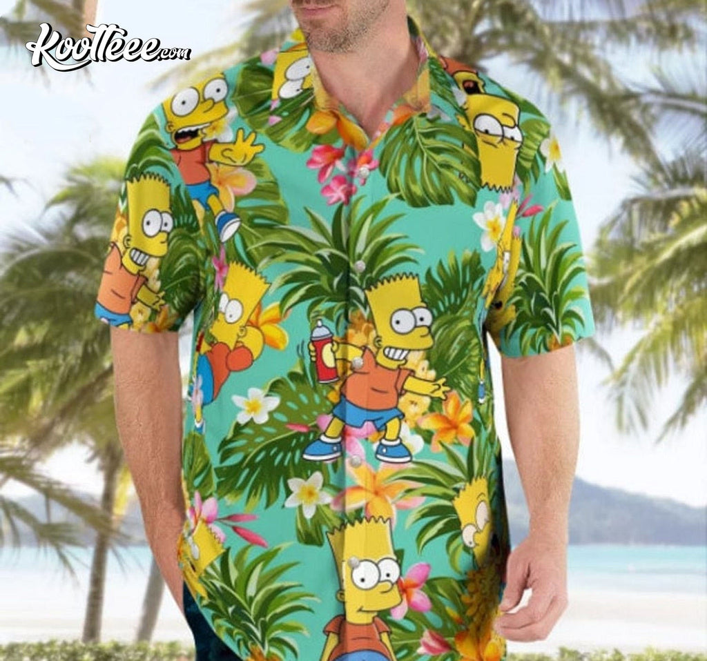 The Simpsons Tropical Forest Hawaiian - Adult & Kids T-Shirts, Sweatshirts & Hoodies apparel design preview 1