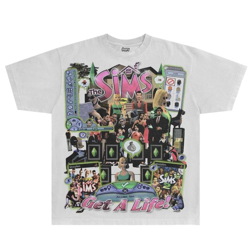 Sims Classic Vintage Sport Fan - Adult & Kids T-Shirts, Sweatshirts & Hoodies apparel design preview 1