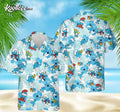 The Smurfs Hibiscus Palm Leaves Hawaiian - Adult & Kids T-Shirts, Sweatshirts & Hoodies apparel design preview 1