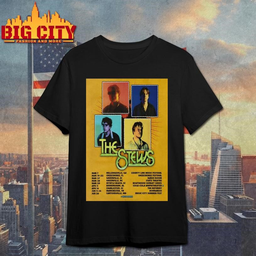 The Stews USA Tour 2026 Poster - Adult & Kids T-Shirts, Sweatshirts & Hoodies apparel design preview 1