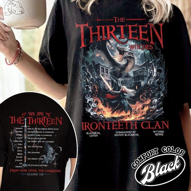 Thirteen TOG We Are Now Until Darkness Claims Us - Adult & Kids T-Shirts, Sweatshirts & Hoodies apparel design preview 1