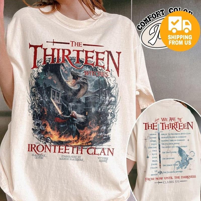 Thirteen Throne Glass Darkness Claim Us Bookish - Adult & Kids T-Shirts, Sweatshirts & Hoodies apparel design preview 1