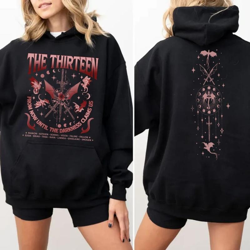 Thirteen Throne Glass Sjm Manon Blackbeak Fan Lover - Adult & Kids T-Shirts, Sweatshirts & Hoodies apparel design preview 1