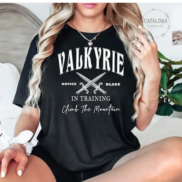 Valkyrie Training Nesta Court Silver Flames Acotar - Adult & Kids T-Shirts, Sweatshirts & Hoodies apparel design preview 1