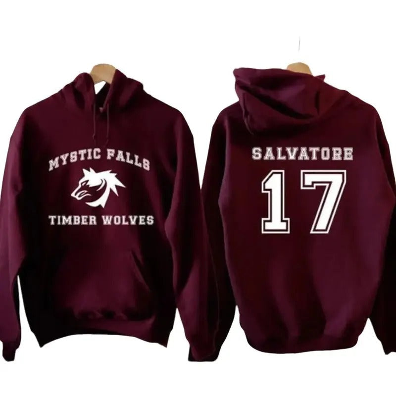 Vampire Diaries Inspired Mystic Falls Salvatore 17 - Adult & Kids T-Shirts, Sweatshirts & Hoodies apparel design preview 1