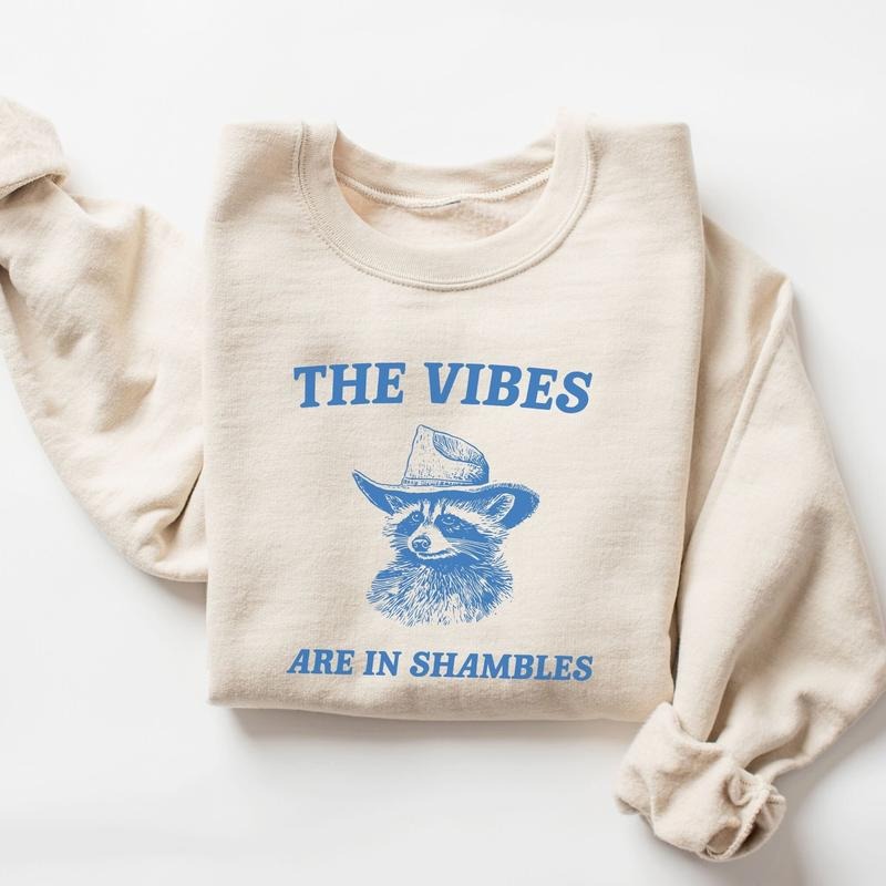 Are Shambles Racoon Meme Moon Howling - Adult & Kids T-Shirts, Sweatshirts & Hoodies apparel design preview 1