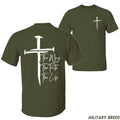 Way Truth Life Bold Cross Inspiring Scripture Faith - Adult & Kids T-Shirts, Sweatshirts & Hoodies apparel design preview 1