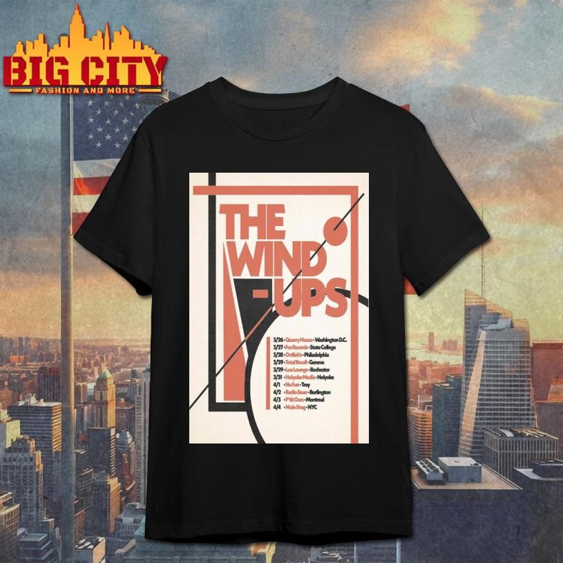 The Wind-Ups Spring Tour 2026 Poster - Adult & Kids T-Shirts, Sweatshirts & Hoodies apparel design preview 1