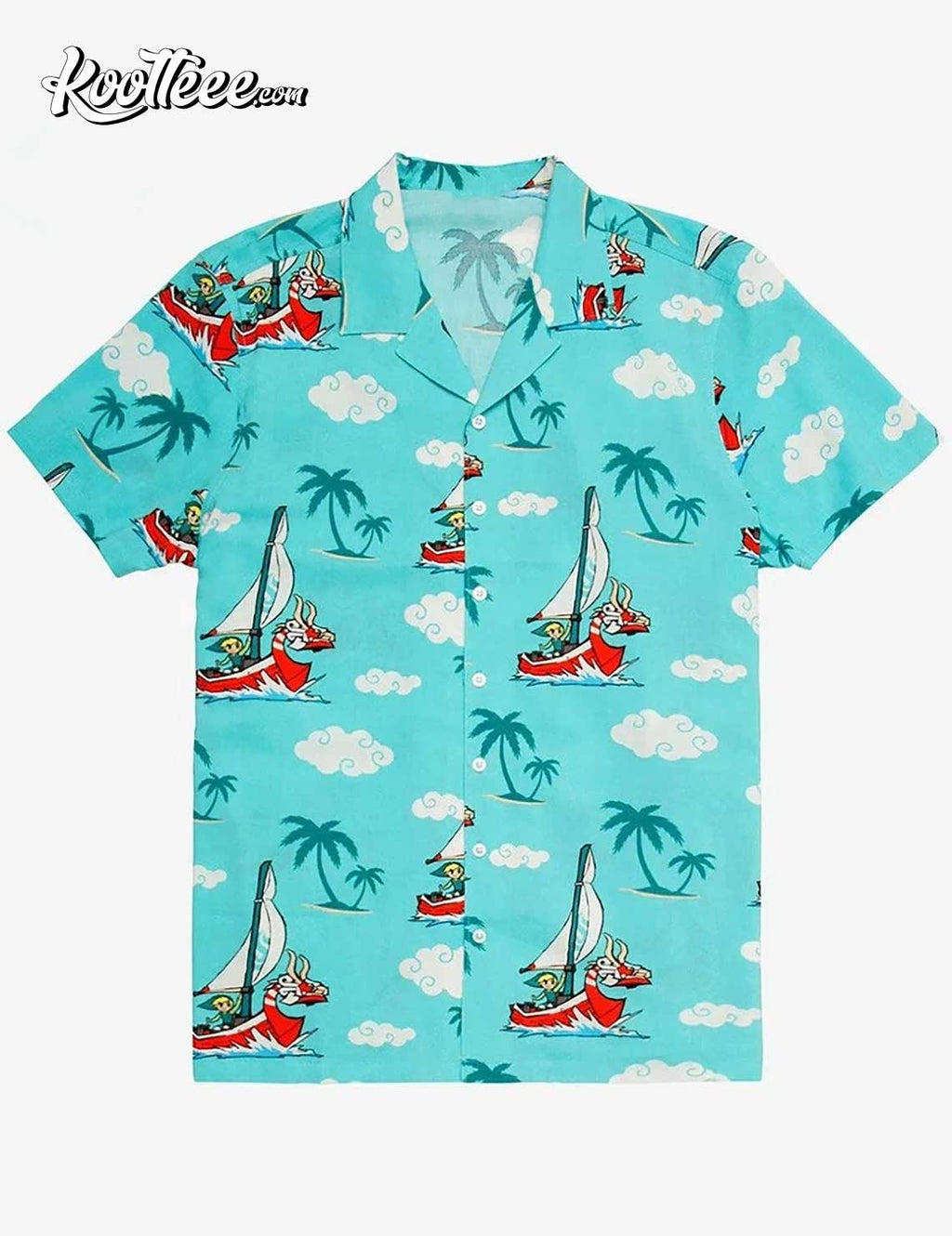 The Wind Waker Woven Zelda Hawaiian - Adult & Kids T-Shirts, Sweatshirts & Hoodies apparel design preview 1