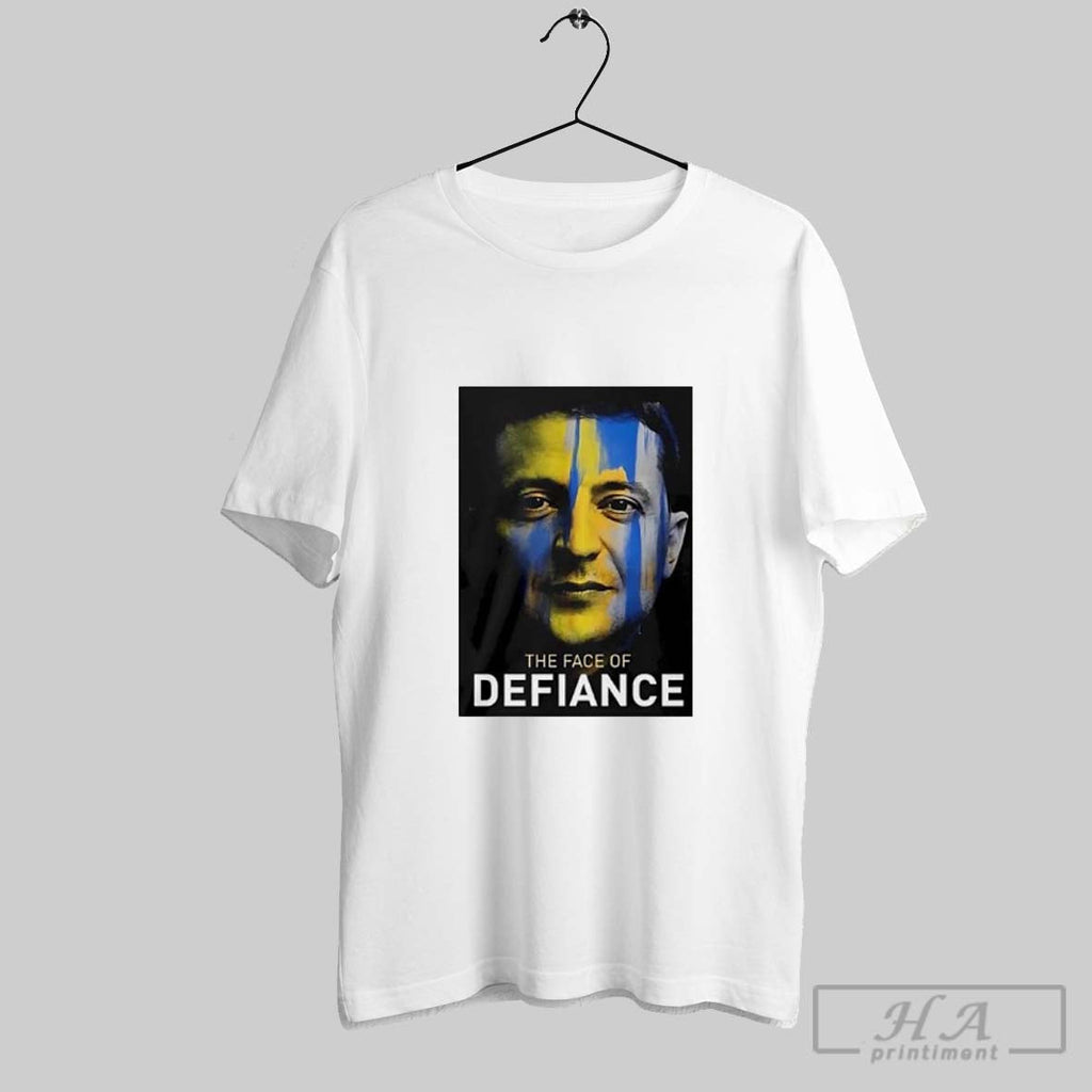 The Face Of Defiance Zelensky Shir - Adult & Kids T-Shirts, Sweatshirts & Hoodies apparel design preview 1