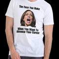 Face You Make Advance Your Career. Menswear Cotton - Adult & Kids T-Shirts, Sweatshirts & Hoodies apparel design preview 1