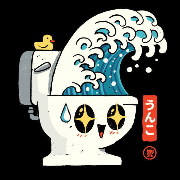 The Great Flush Wave - Adult & Kids T-Shirts, Sweatshirts & Hoodies apparel design preview 1