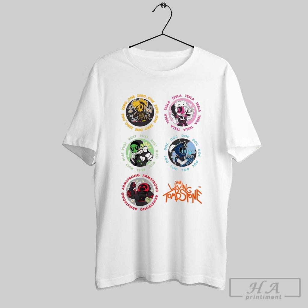 The Living Tombstone Character Portraits - Adult & Kids T-Shirts, Sweatshirts & Hoodies apparel design preview 1