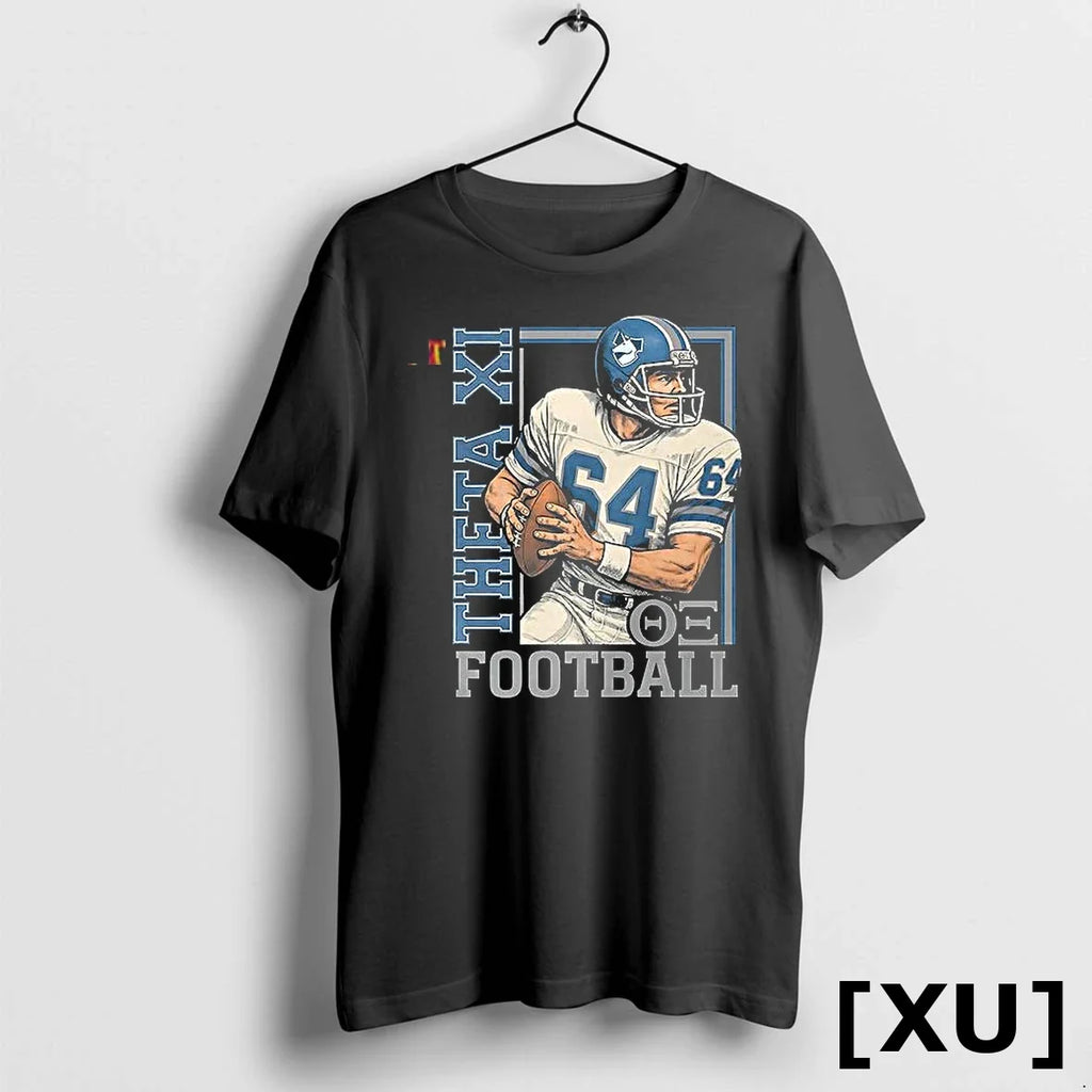 Theta Xi Football Sweater - Adult & Kids T-Shirts, Sweatshirts & Hoodies apparel design preview 1