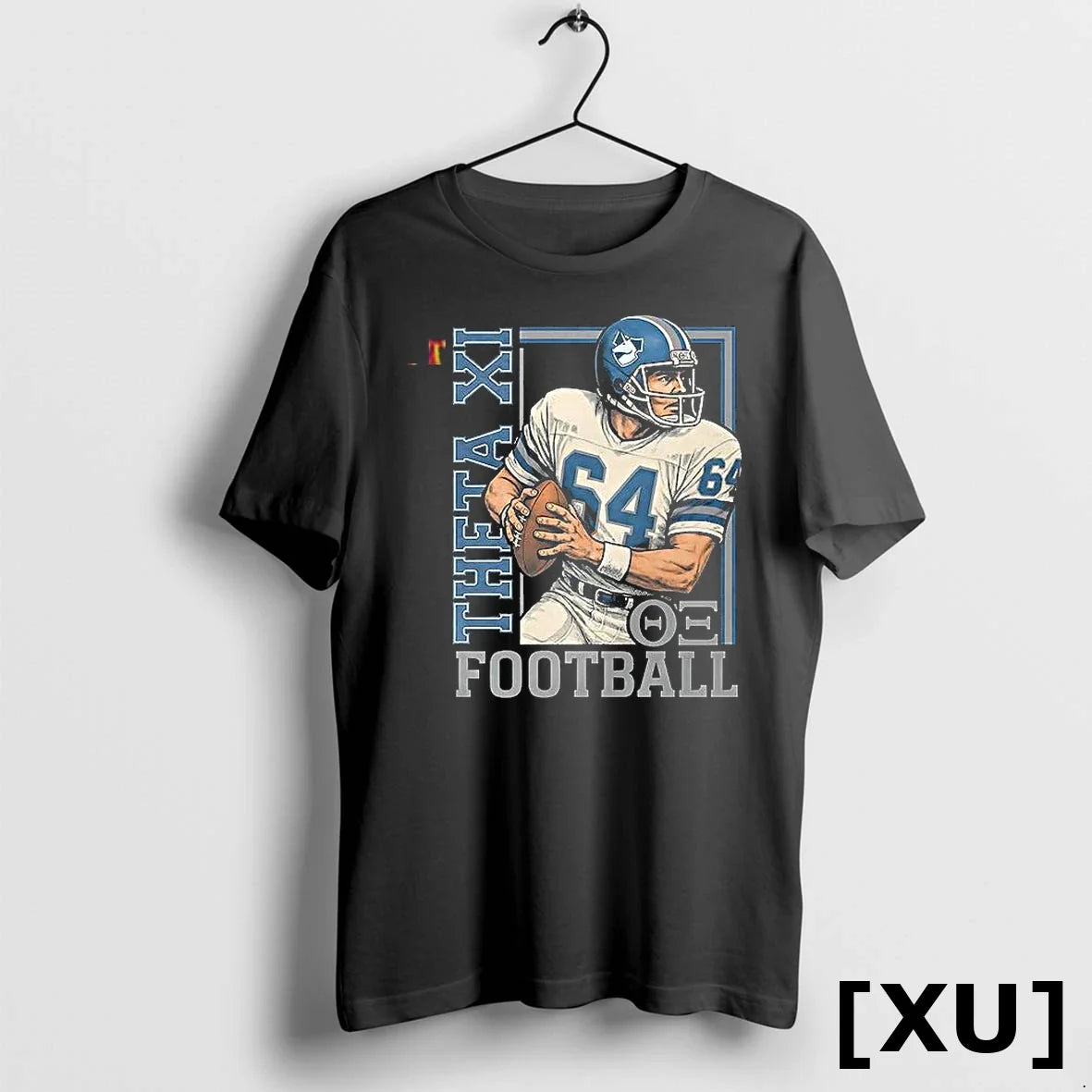 Theta Xi Football Sweater - Adult & Kids T-Shirts, Sweatshirts & Hoodies apparel design preview 1