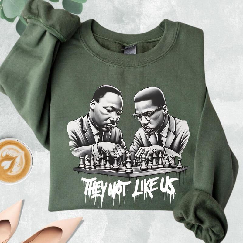 They Not Like Us Black History Month Human Rights - Adult & Kids T-Shirts, Sweatshirts & Hoodies apparel design preview 1