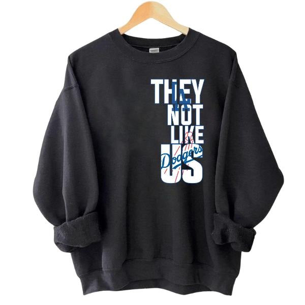 They Not Like Us LA Baseball Fan Game Day Los Angeles - Adult & Kids T-Shirts, Sweatshirts & Hoodies apparel design preview 1