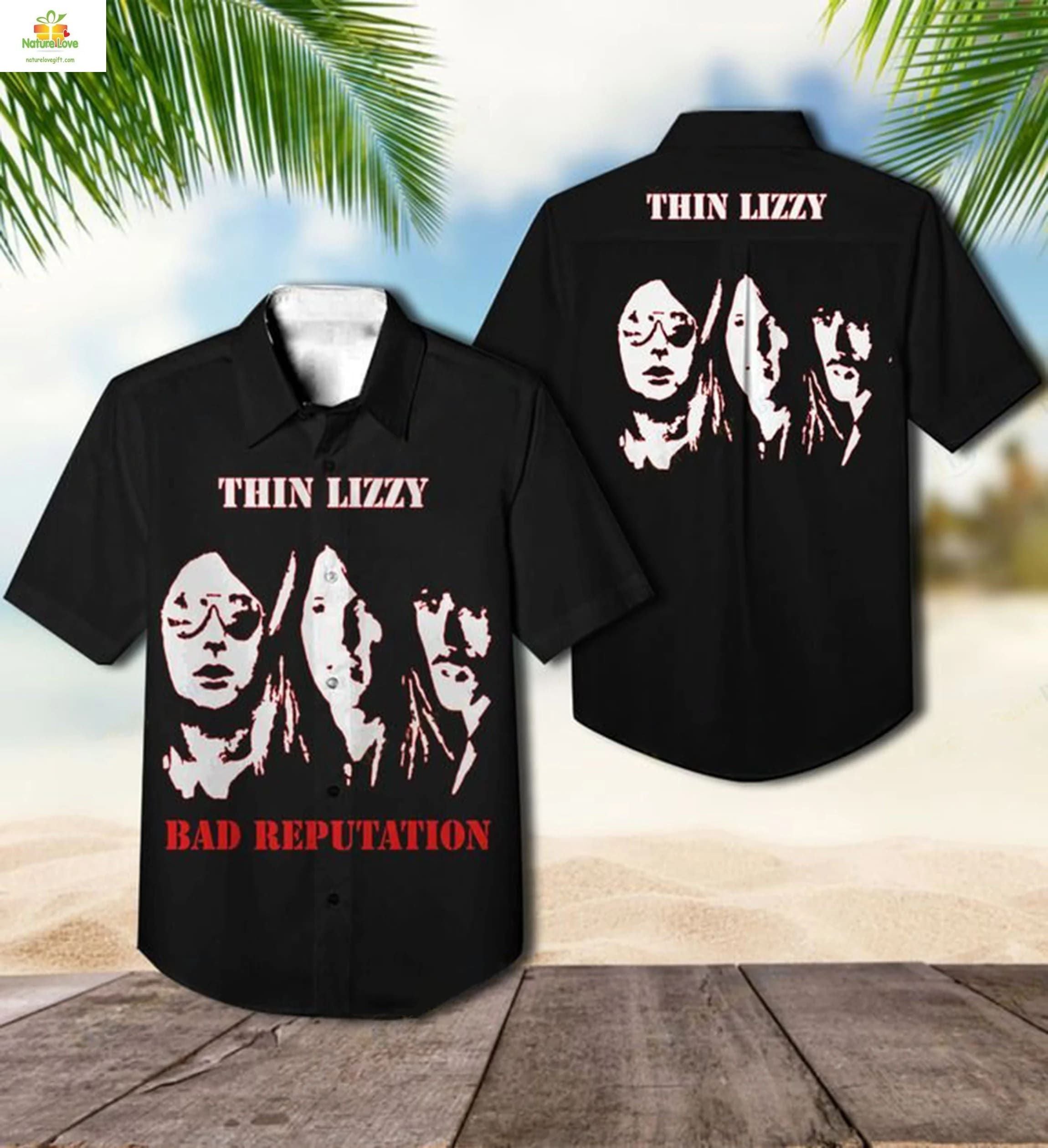 Thin Lizzy Hawaiian Brand 2026 Music - Adult & Kids T-Shirts, Sweatshirts & Hoodies apparel design preview 1