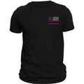 Thin Red Blue Green Flag Front Heart Side Print - Adult & Kids T-Shirts, Sweatshirts & Hoodies apparel design preview 1